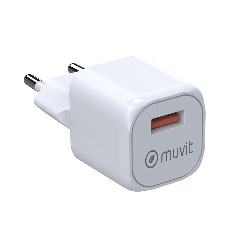 muvit for change cargador de pared USB 3A 18W BiooFnix