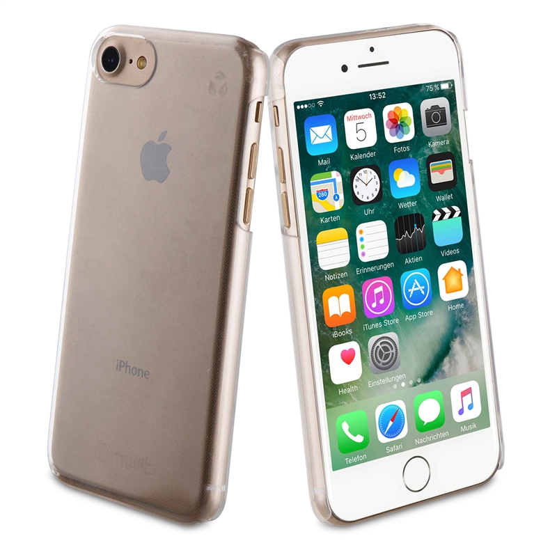 muvit for change carcasa compatible con Apple iPhone SE/8/7/6S/6 transparente