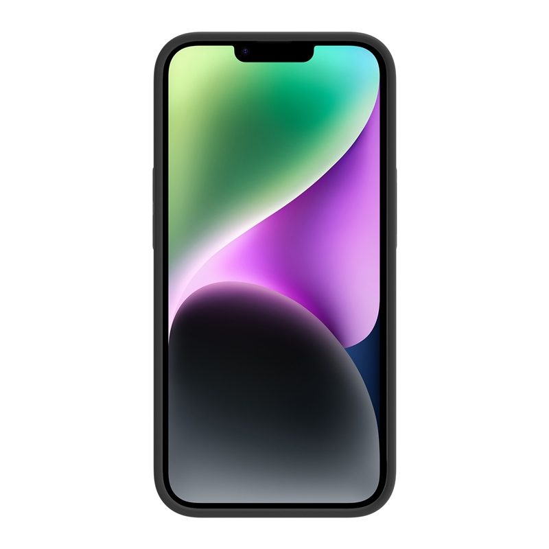 muvit for change funda Liquid Silicone Magsafe compatible con Apple iPhone 14 Plus negra