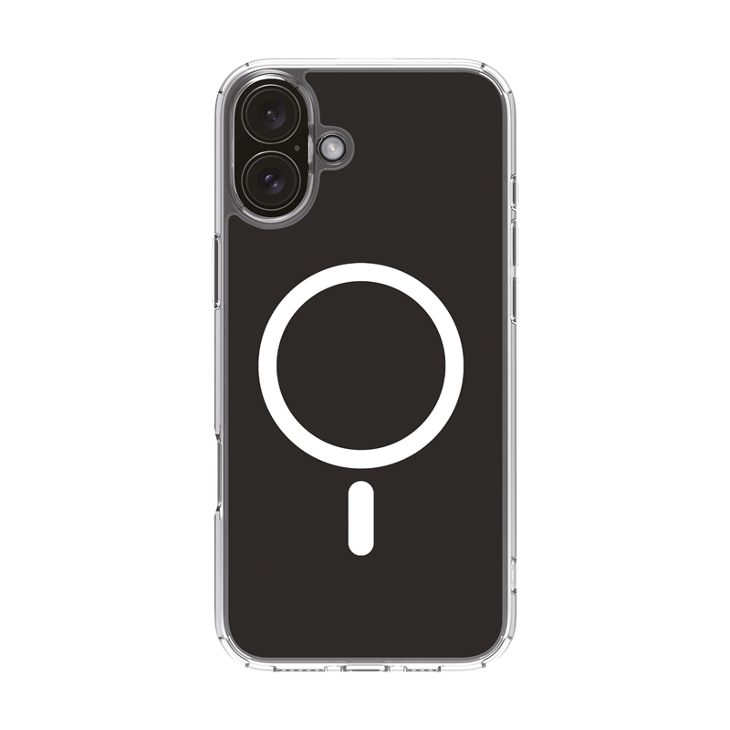 muvit for change funda Magsafe compatible con Apple iPhone 16 Plus transparente