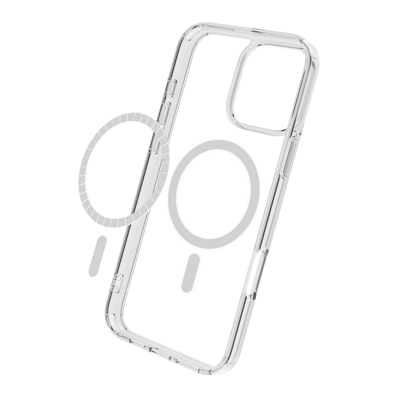 muvit for change funda Magsafe compatible con Apple iPhone 16 Pro Max transparente