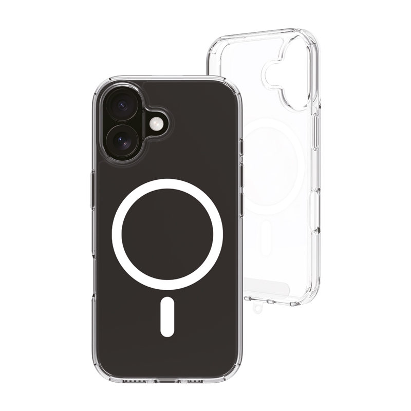 muvit for change funda Magsafe compatible con Apple iPhone 17 transparente