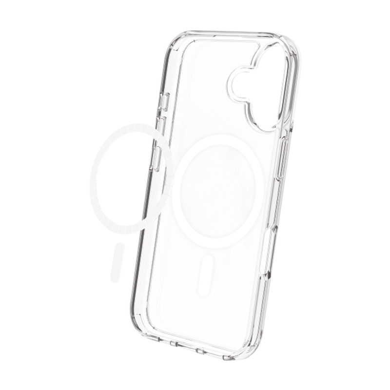 muvit for change funda Magsafe compatible con Apple iPhone 17 transparente