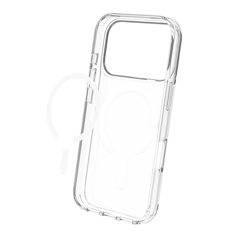 muvit for change funda Magsafe compatible con Apple iPhone 17 Pro transparente