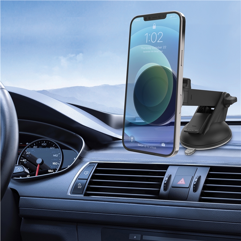 muvit for change soporte coche universal ventosa magnético negro