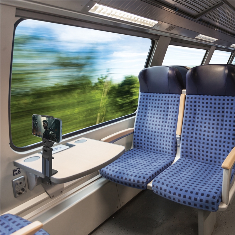 muvit for change soporte de viaje universal pinza negro