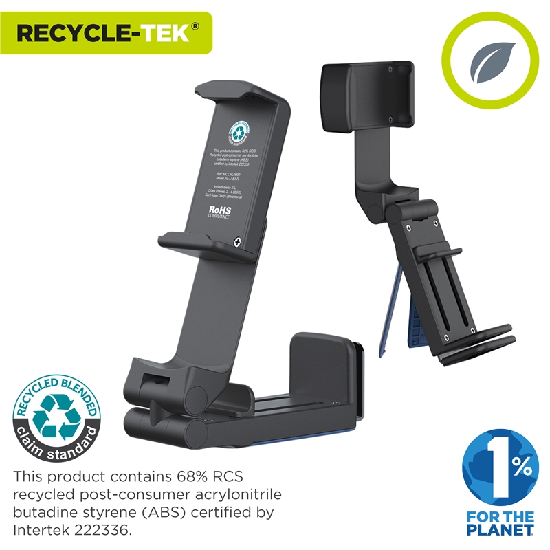 muvit for change soporte de viaje universal pinza negro