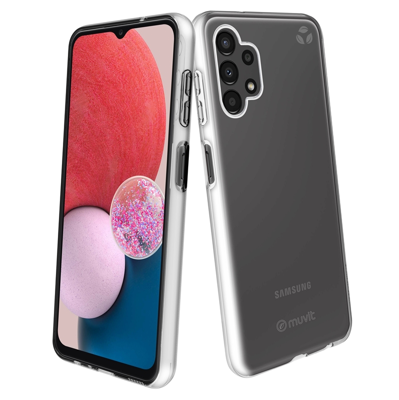 muvit for change funda compatible con Samsung Galaxy A13 4G transparente