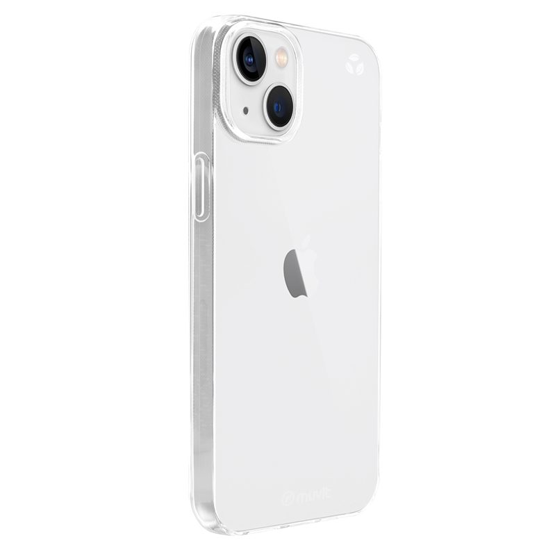 muvit for change funda compatible con Apple iPhone 14 Plus transparente