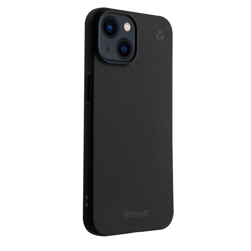 muvit for change funda compatible con Apple iPhone 14 negra