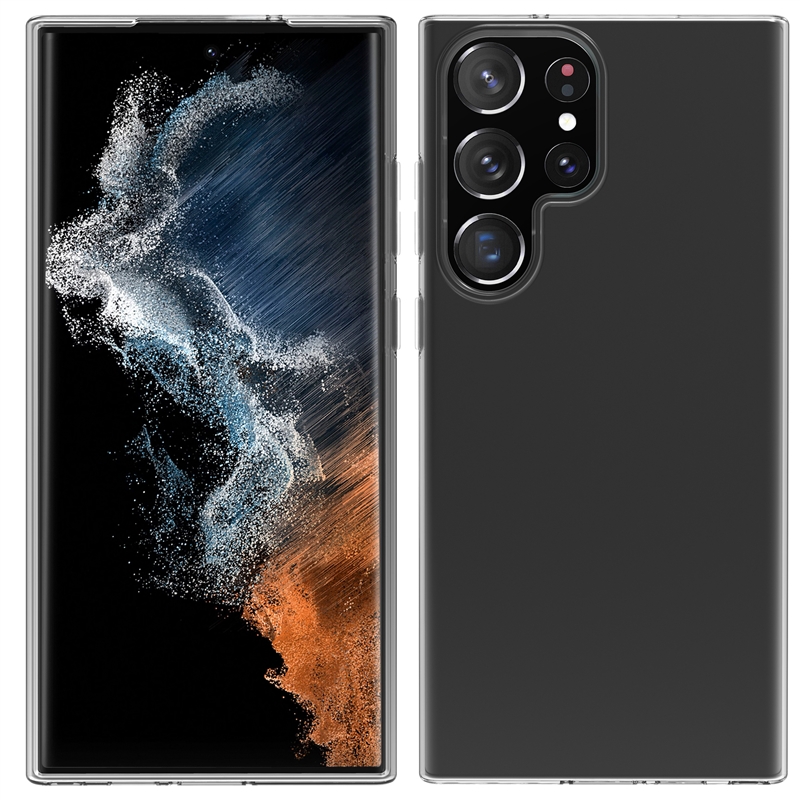 muvit for change funda compatible con Samsung Galaxy S23 Ultra 5G transparente