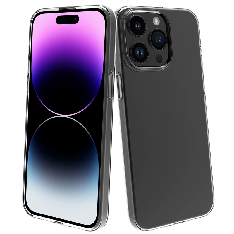 muvit for change funda compatible con Apple iPhone 15 Pro Max transparente