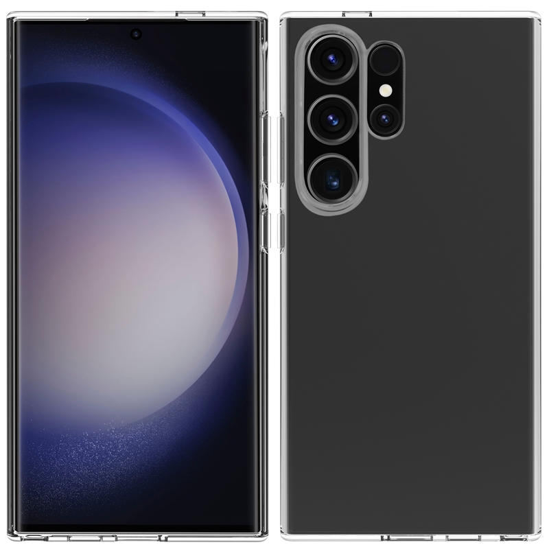 muvit for change funda compatible con Samsung Galaxy S24 Ultra transparente