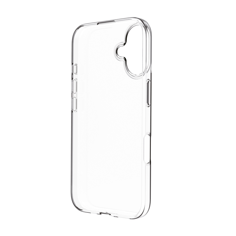 muvit for change funda compatible con Apple iPhone 16 transparente