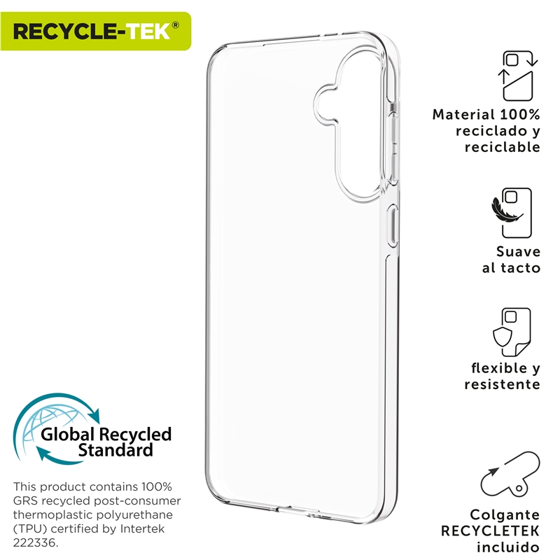 muvit for change funda compatible con Samsung Galaxy A56/A36 5G transparente
