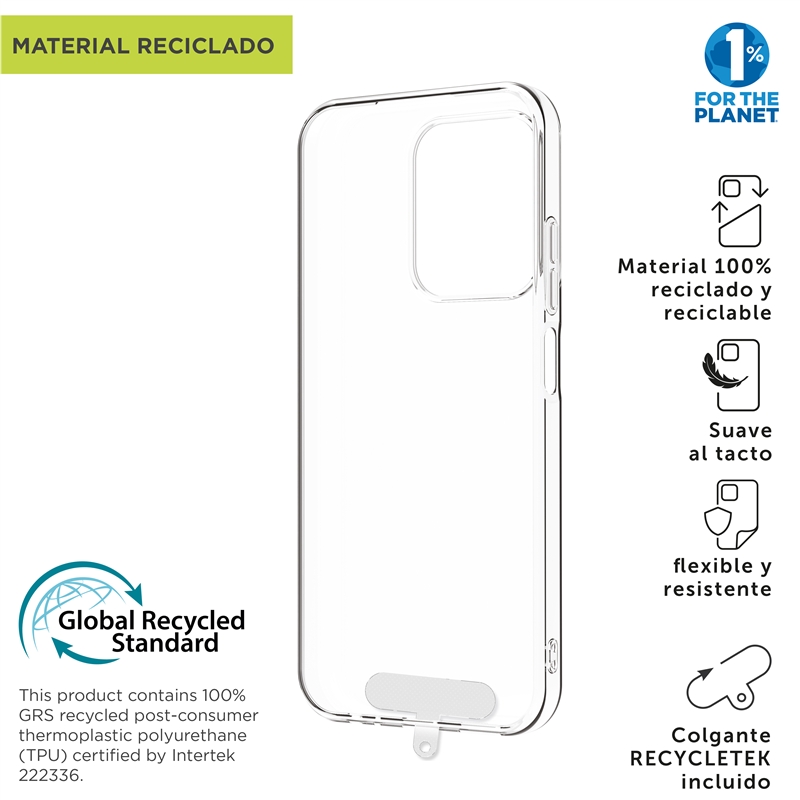 muvit for change funda compatible con Xiaomi Redmi 15C 4G transparente