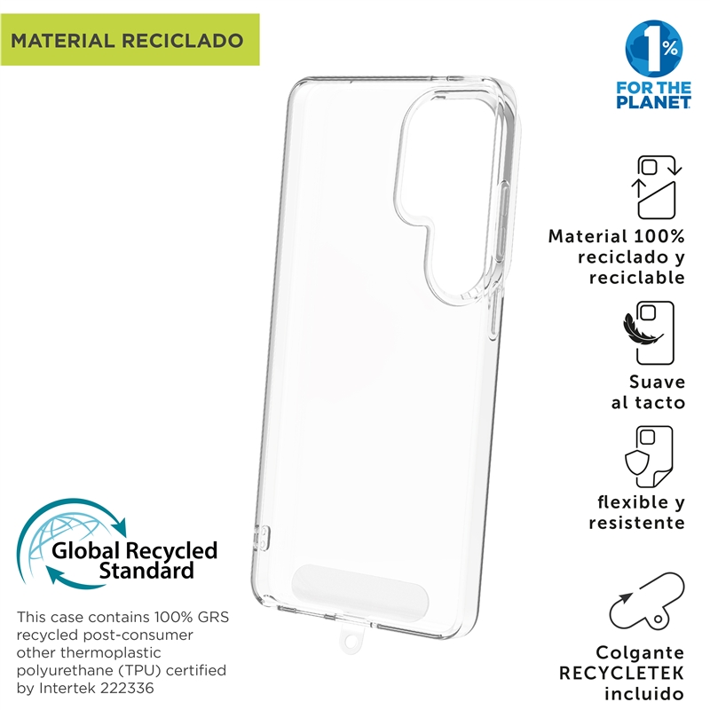 muvit for change funda compatible con Samsung Galaxy S26 Ultra transparente