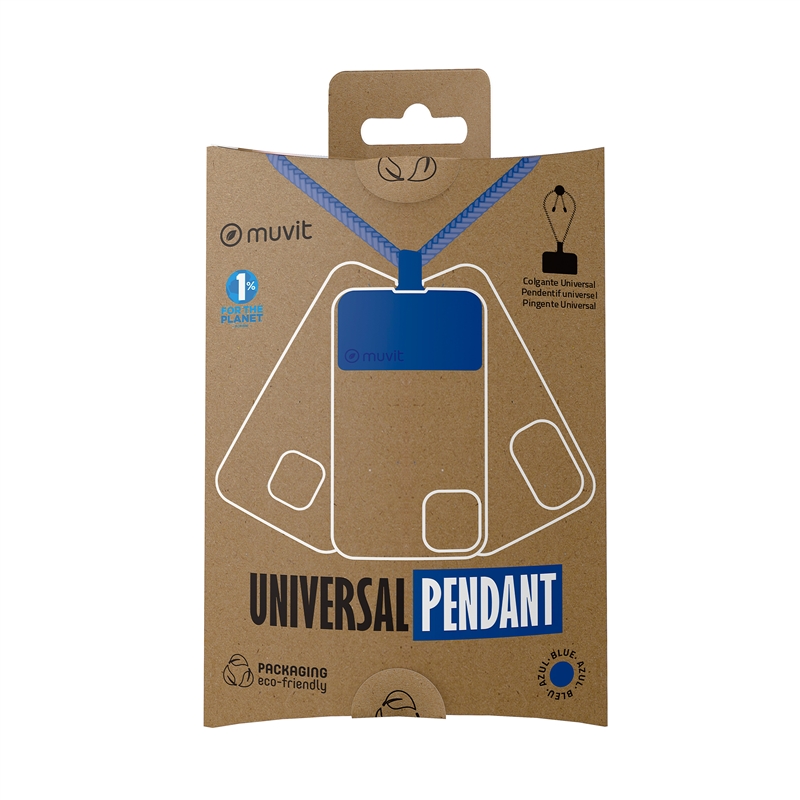 muvit for change colgante universal compatible con fundas azul