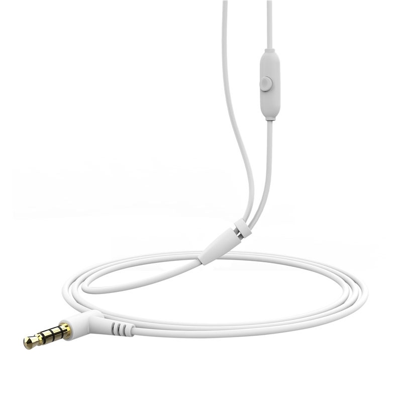muvit for change auriculares estéreo E57 3.5mm blancos