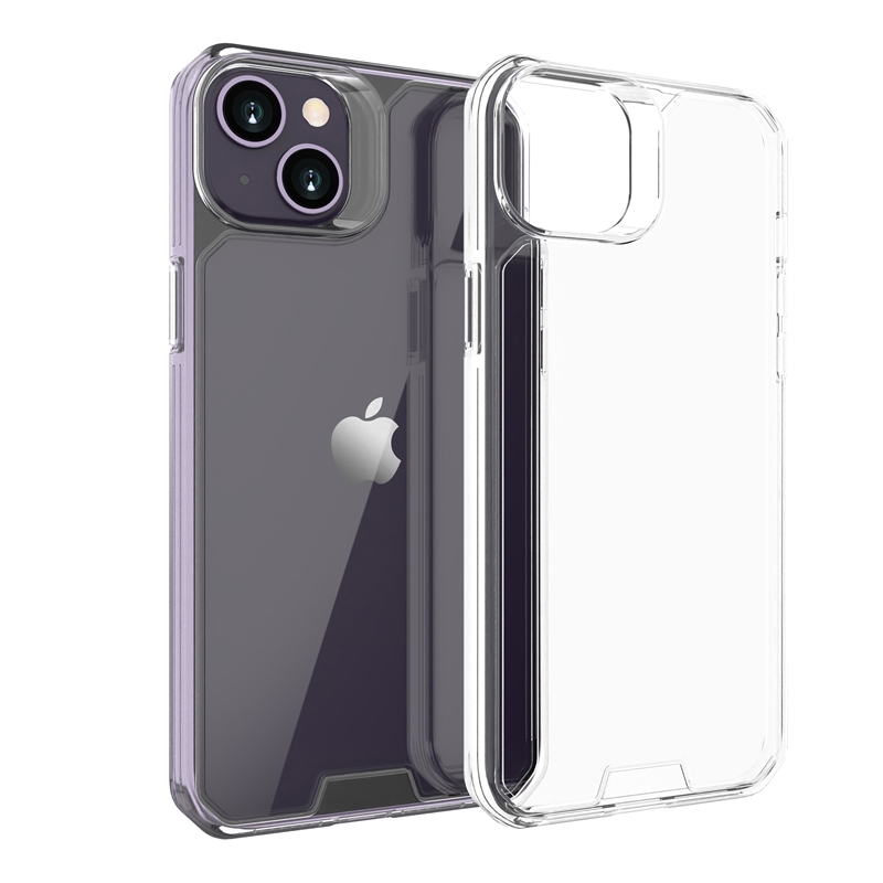 muvit for change funda shockproof 2m compatible con Apple iPhone 14 Plus transparente