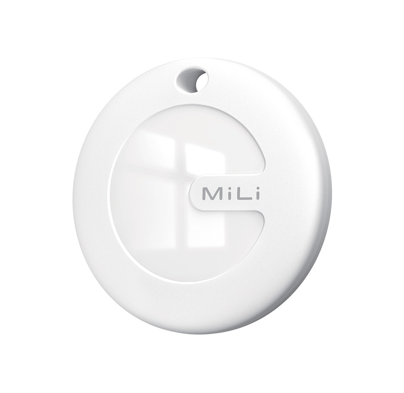muvit for change by MiLi Localizador compatible con Apple Find My y Google Find My Device blanco