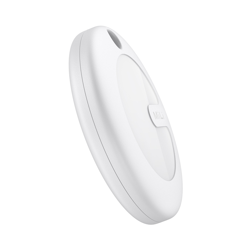 muvit for change by MiLi Localizador compatible con Apple Find My y Google Find My Device blanco