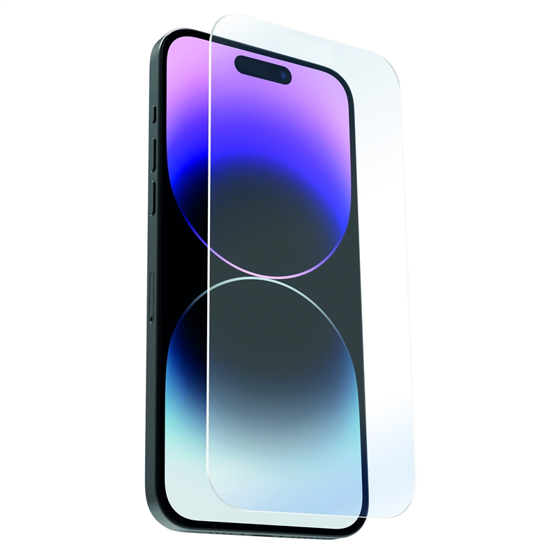 muvit for change protector pantalla anti-reflejo compatible con Apple iPhone 15 Pro Max vidrio templado plano