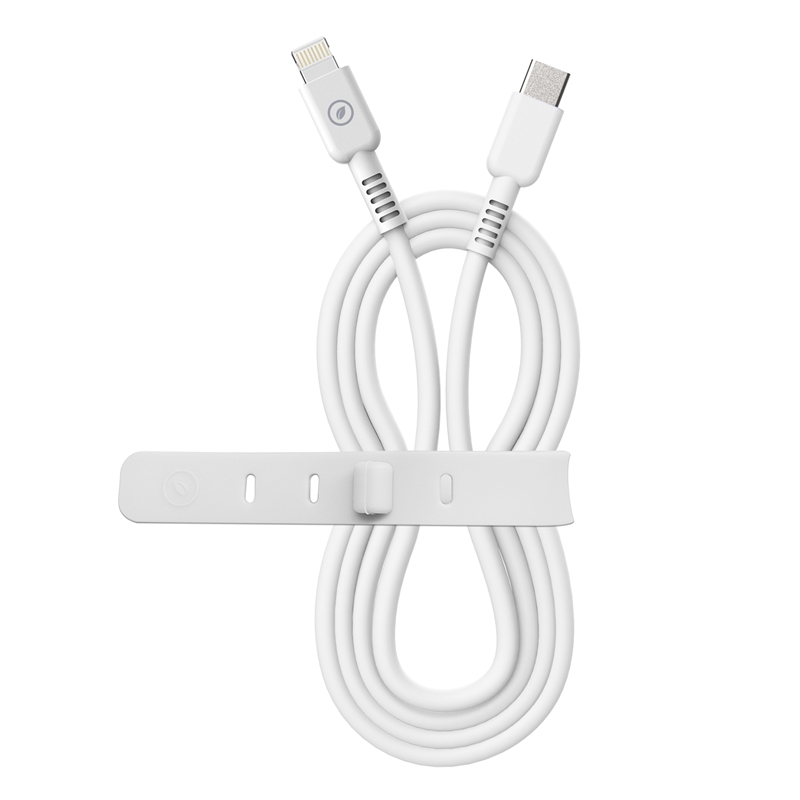 muvit for change cable Tipo C a Lightning MFI 3A/27W 1,2m blanco