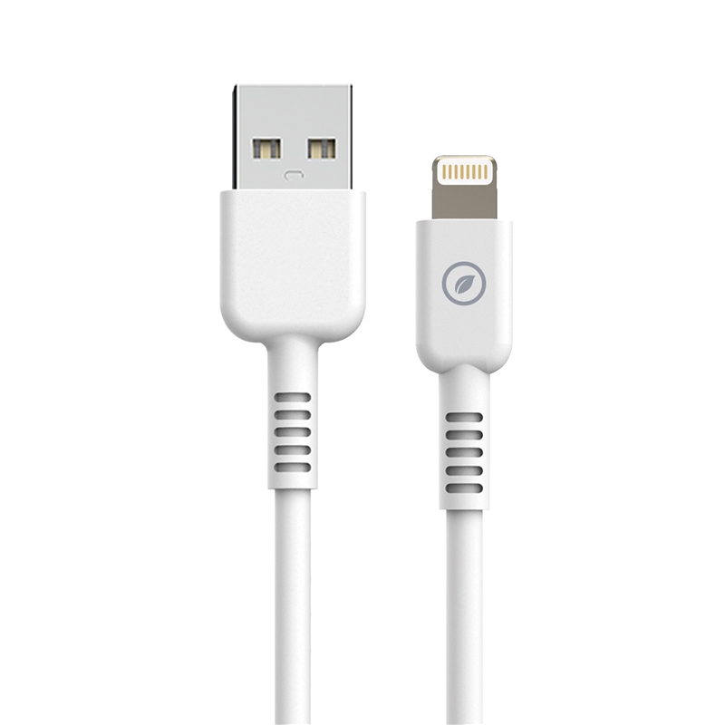 muvit for change cable USB a Lightning MFI 2,4A/12W 0,2m blanco