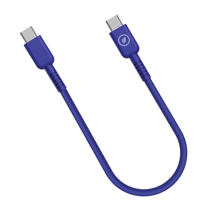 muvit for change cable Tipo C a Tipo C 3A/60W 0.2m azul