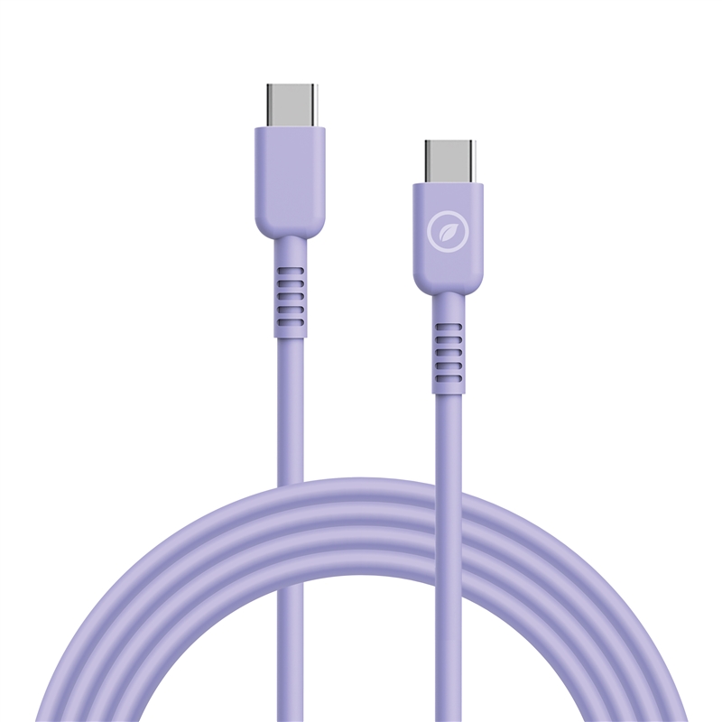 muvit for change cable Tipo C a Tipo C 3A/60W 1.2m lavanda