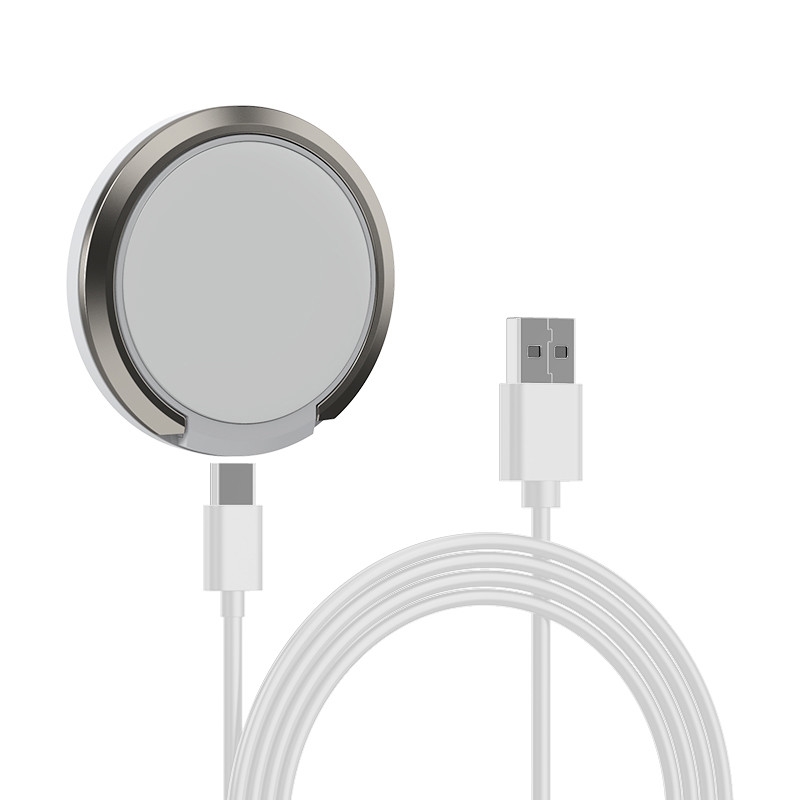 muvit for change cargador Magsafe inalámbrico 7,5-10-15w blanco