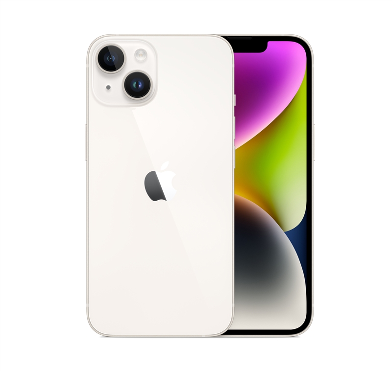 Refone iPhone 14 128GB Starlight White Racondicionado